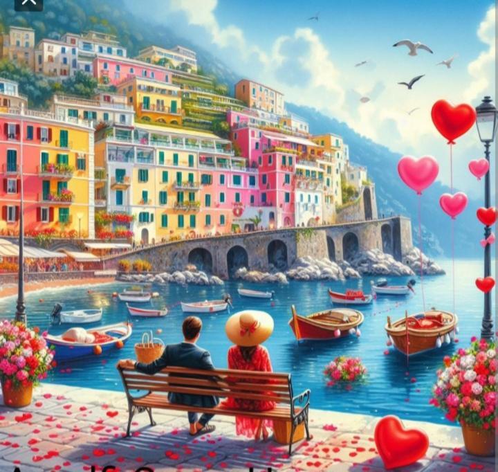 Amalfi Rooms Duoglio Beach -Amazing Seaview ภายนอก รูปภาพ
