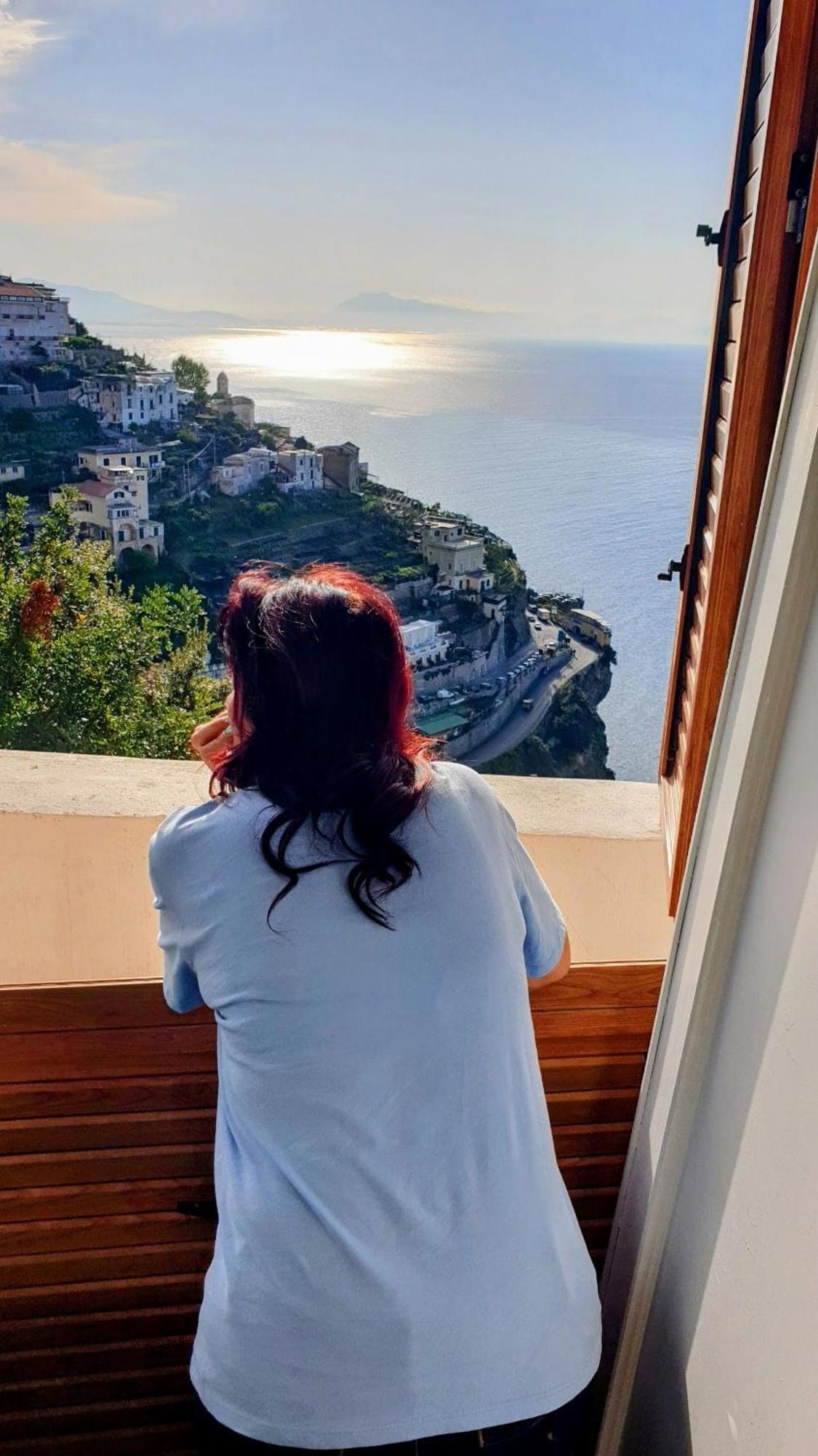 Amalfi Rooms Duoglio Beach -Amazing Seaview ภายนอก รูปภาพ